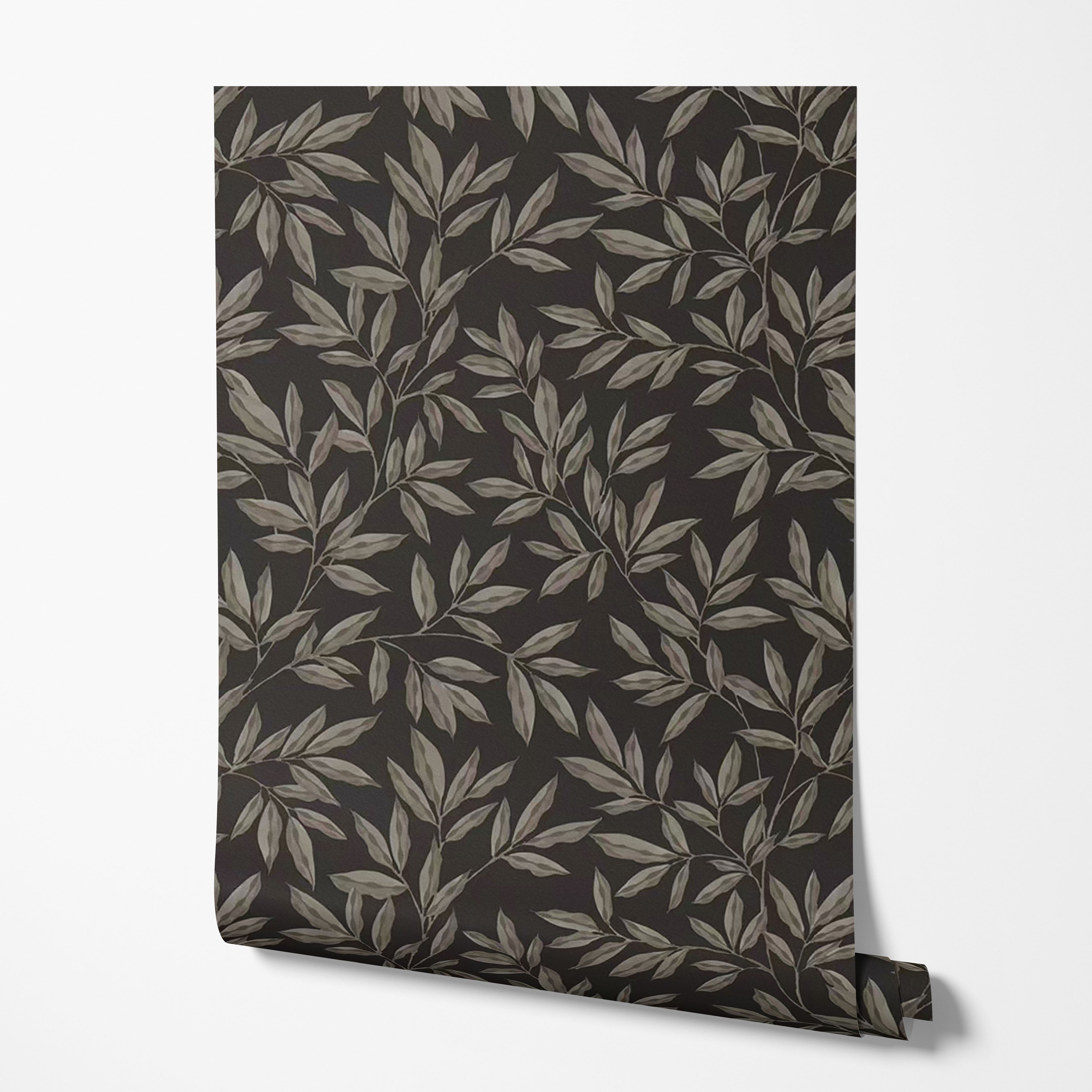 Shadow Leaf Wallpaper
