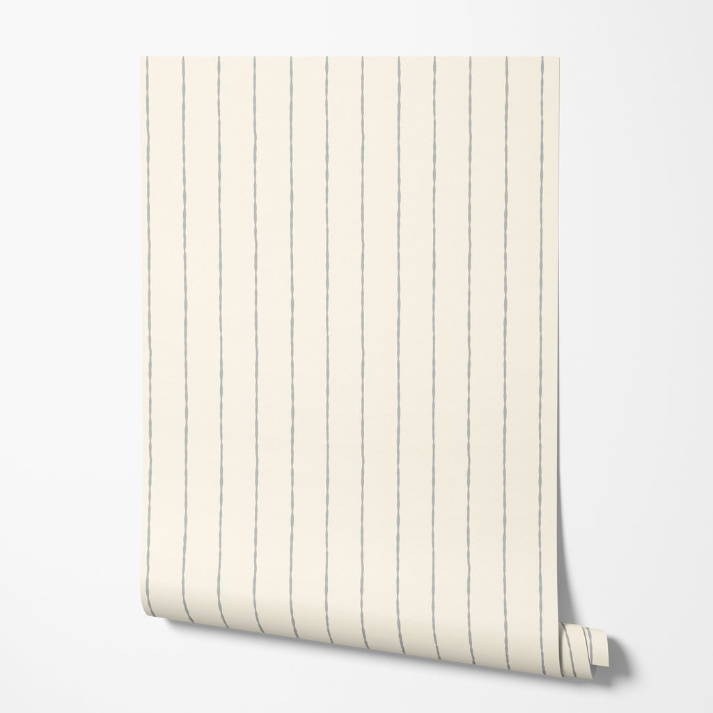 Soft Pinstripe Wallpaper