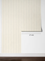 Soft Pinstripe Wallpaper