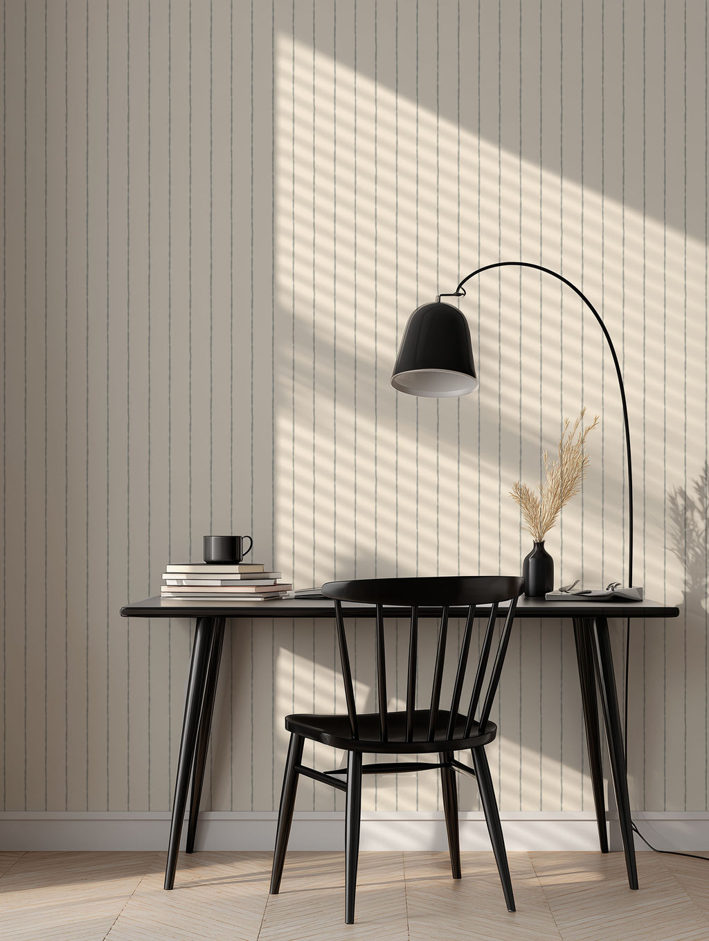 Soft Pinstripe Wallpaper