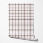 Blush Plaid Wallpaper
