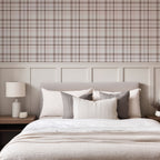 Blush Plaid Wallpaper