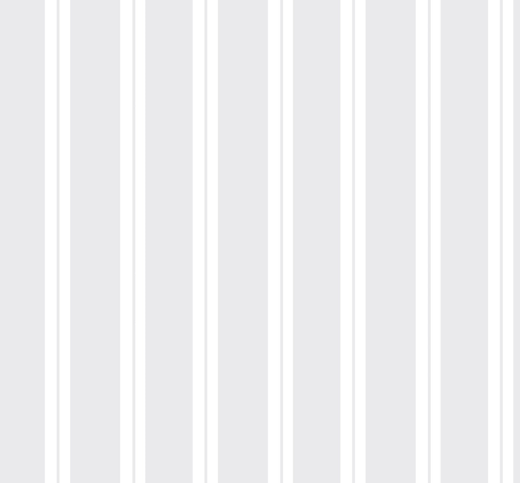 Light Grey Classic Stripe Wallpaper