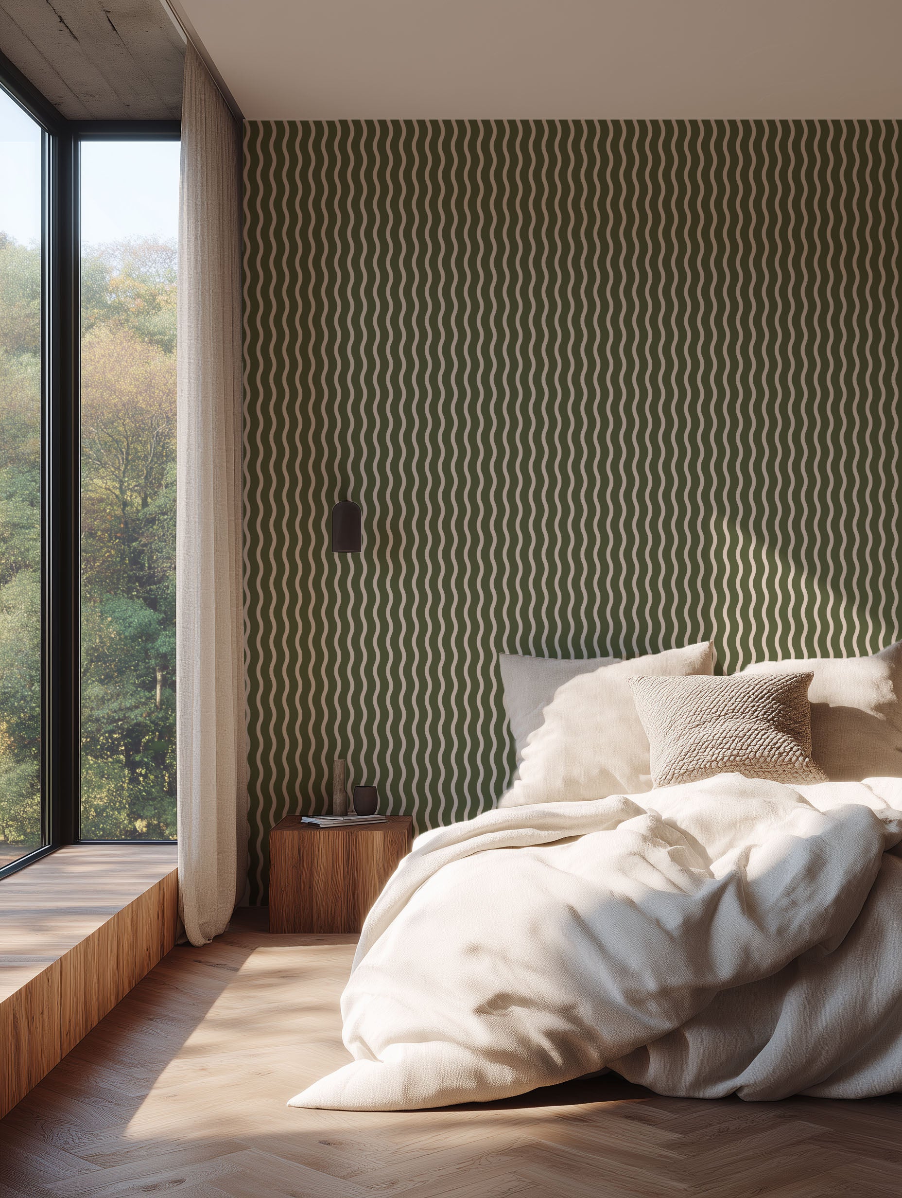 Forest Wave Wallpaper