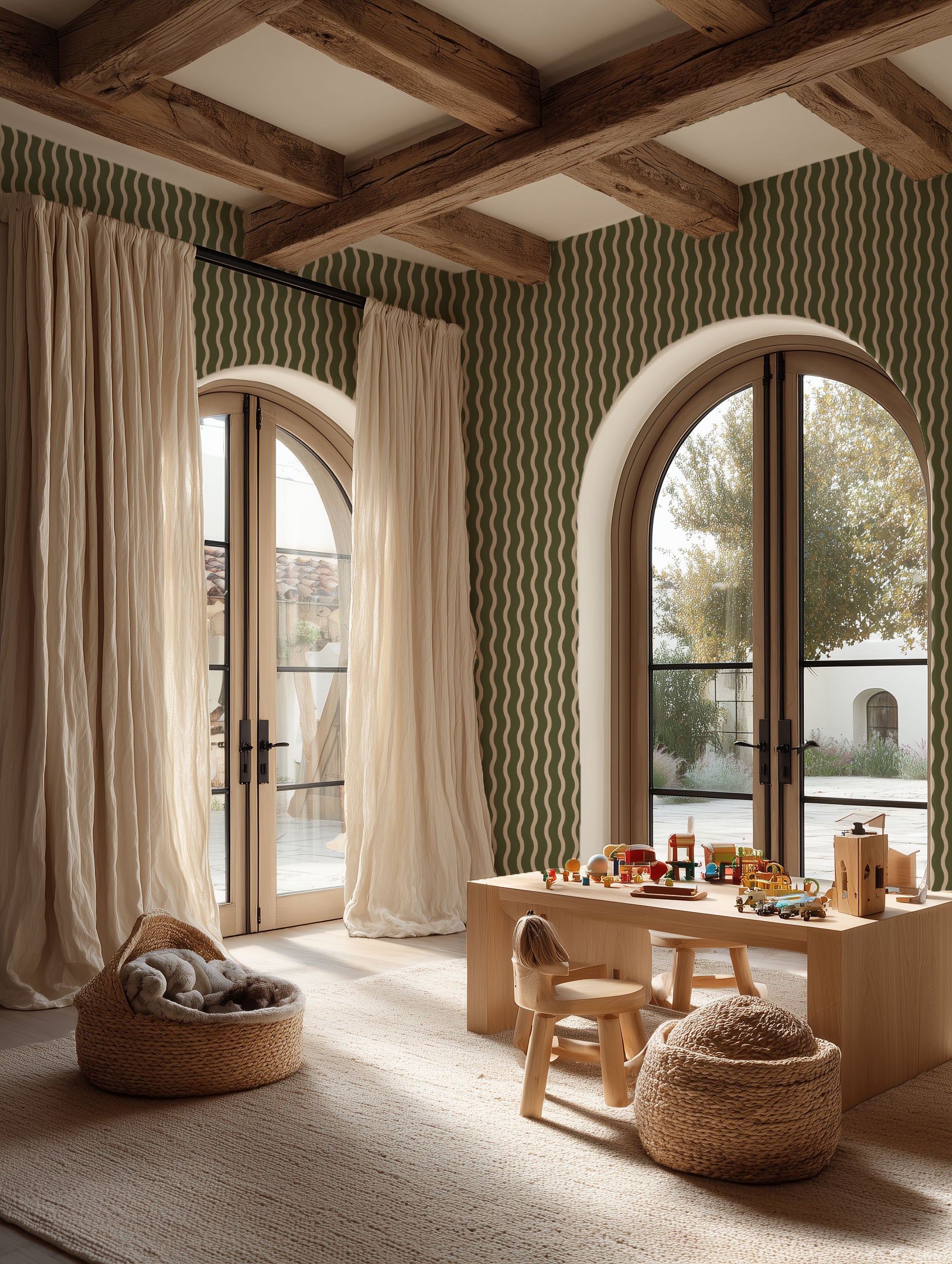 Forest Wave Wallpaper