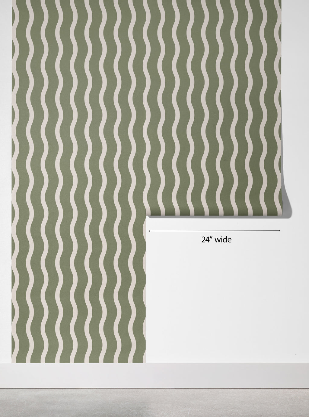 Olive Wave Wallpaper