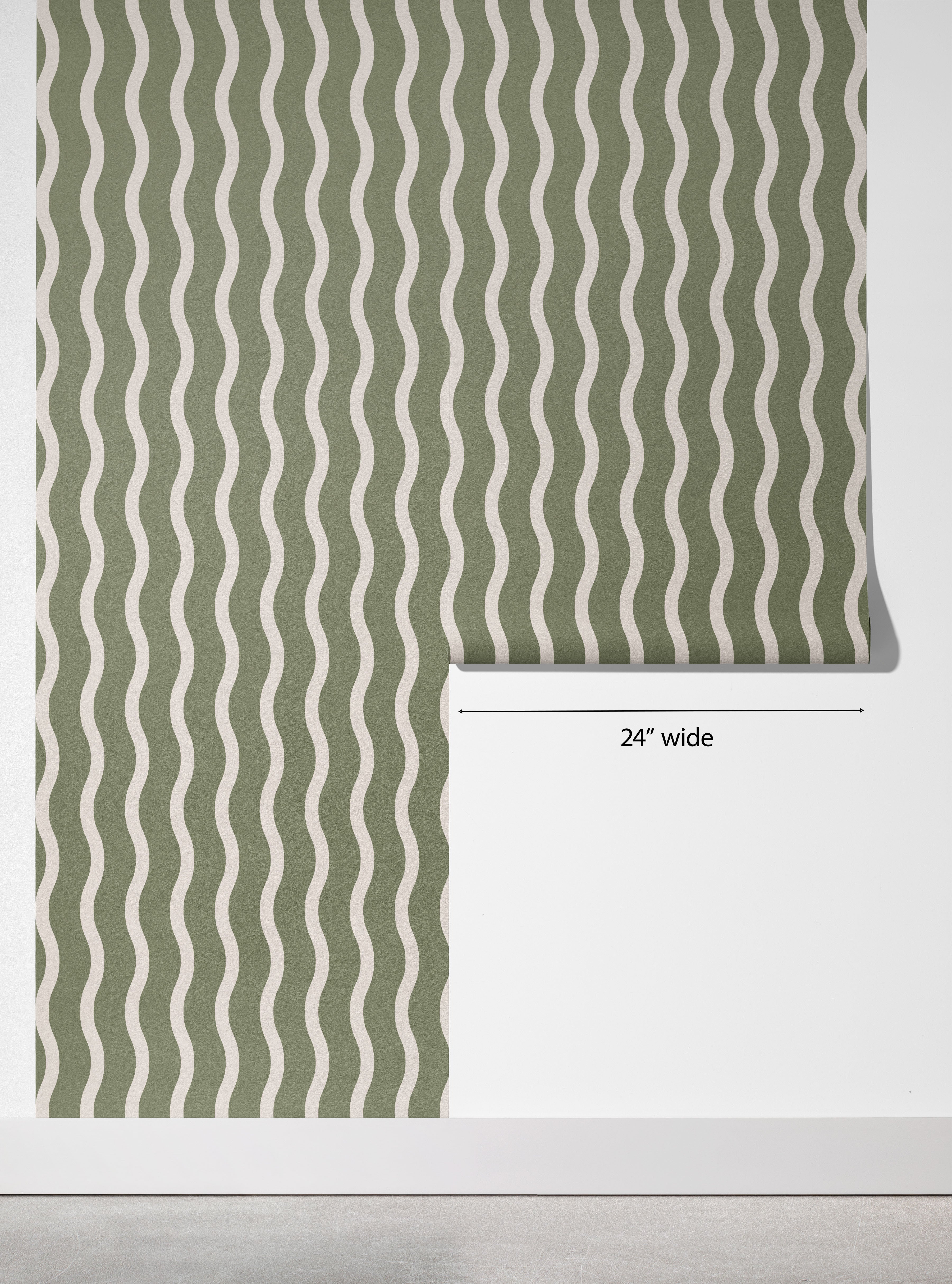 Olive Wave Wallpaper