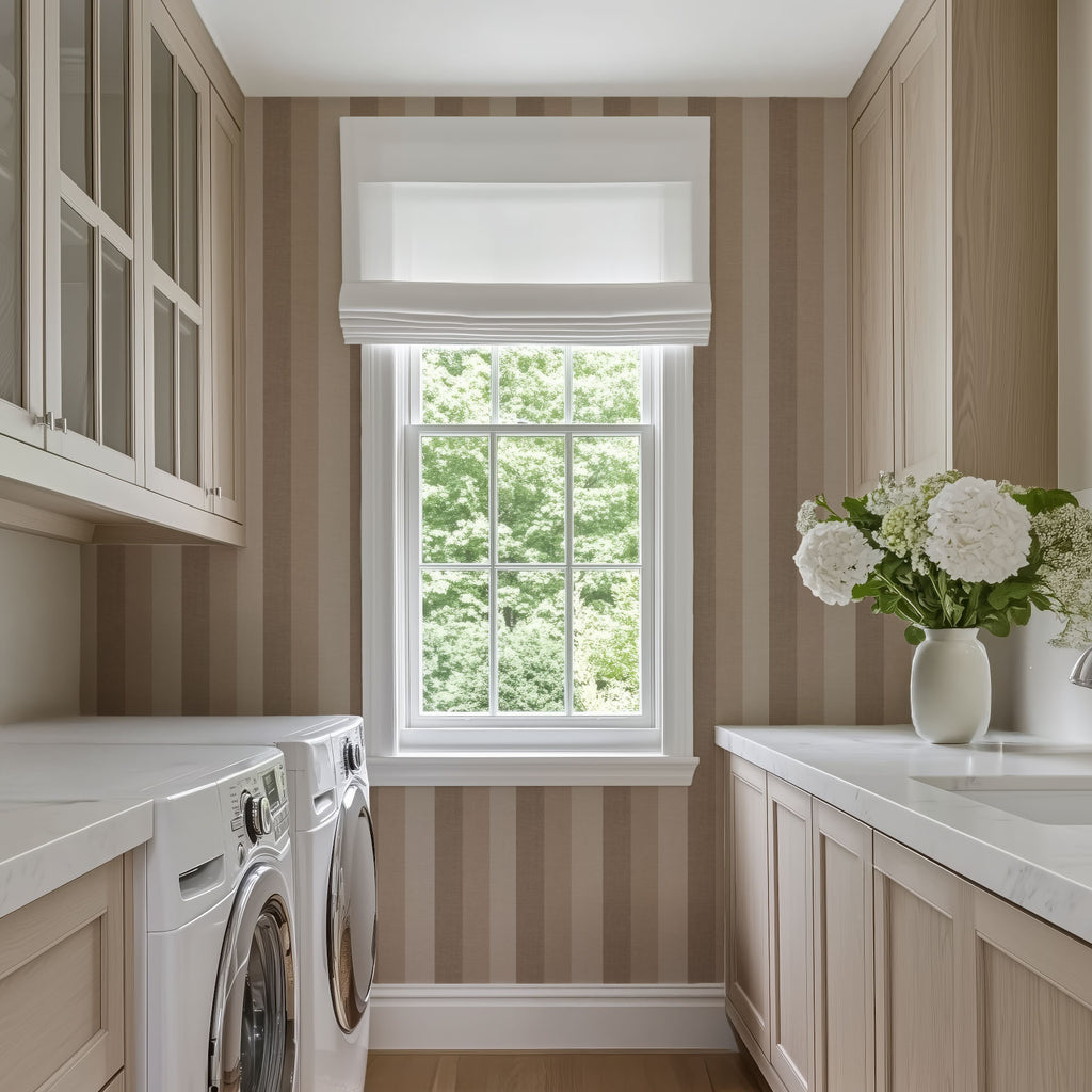 Neutral Stripe Wallpaper