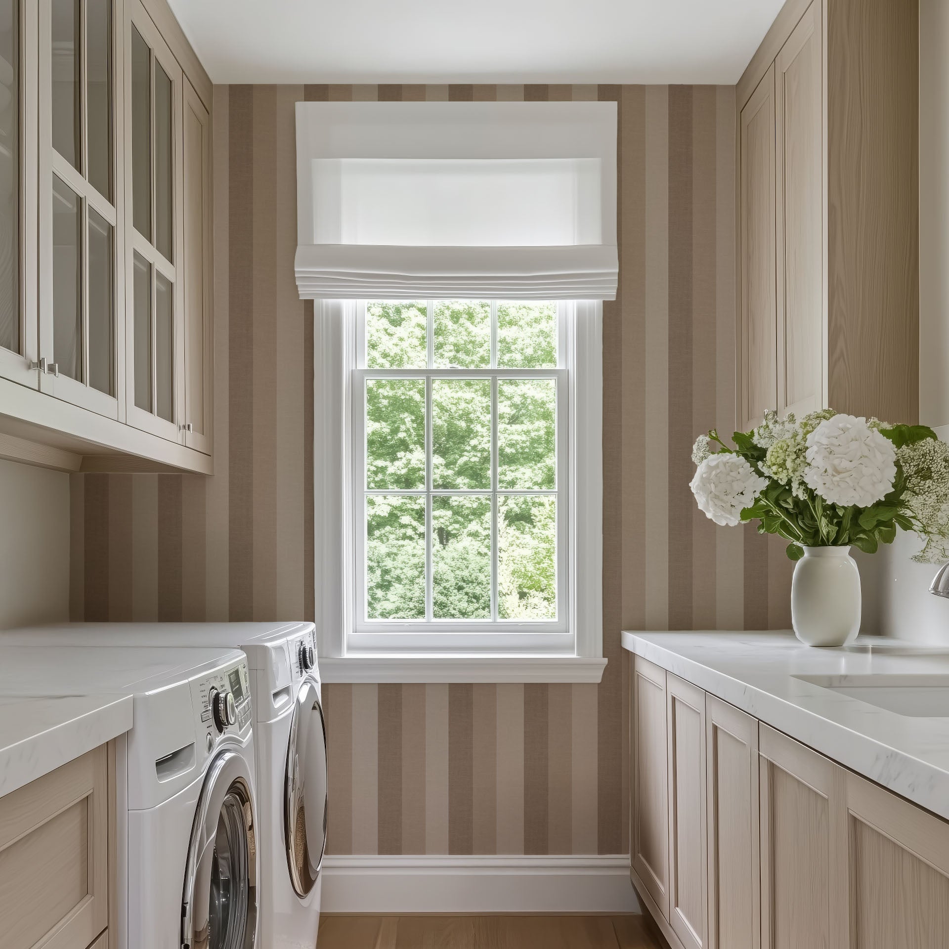 Neutral Stripe Wallpaper