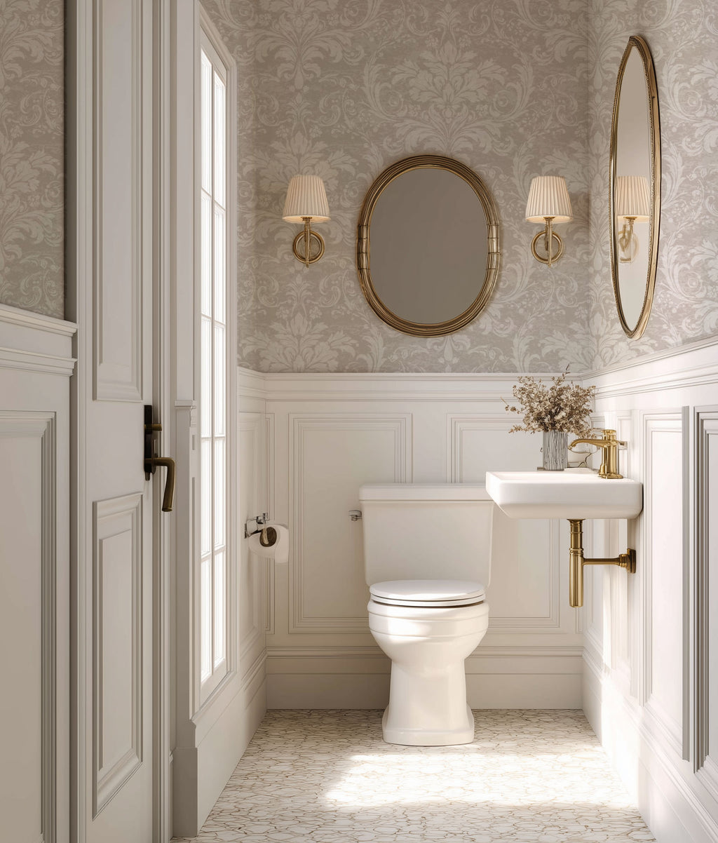 Vintage Damask Wallpaper