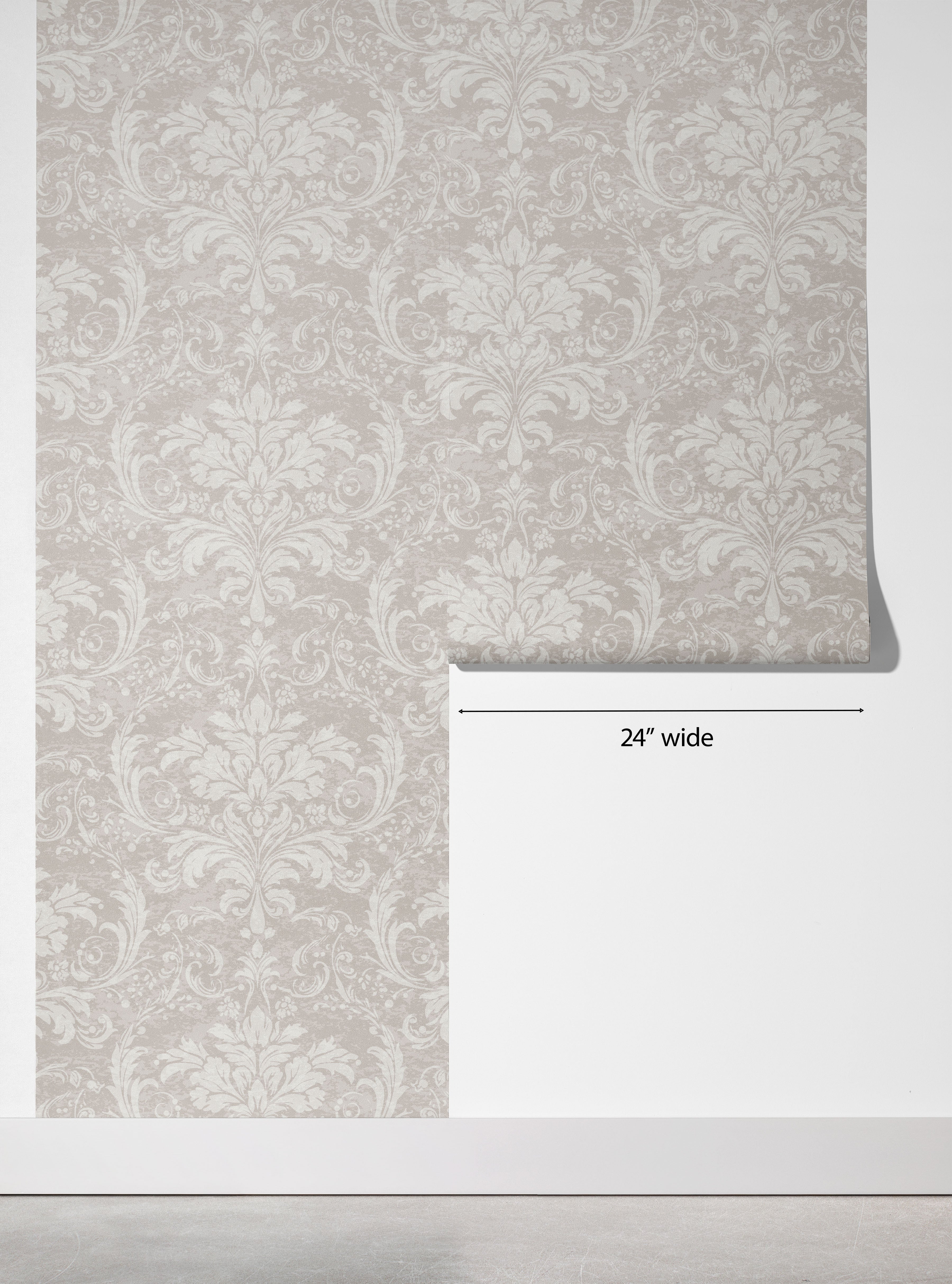 Vintage Damask Wallpaper