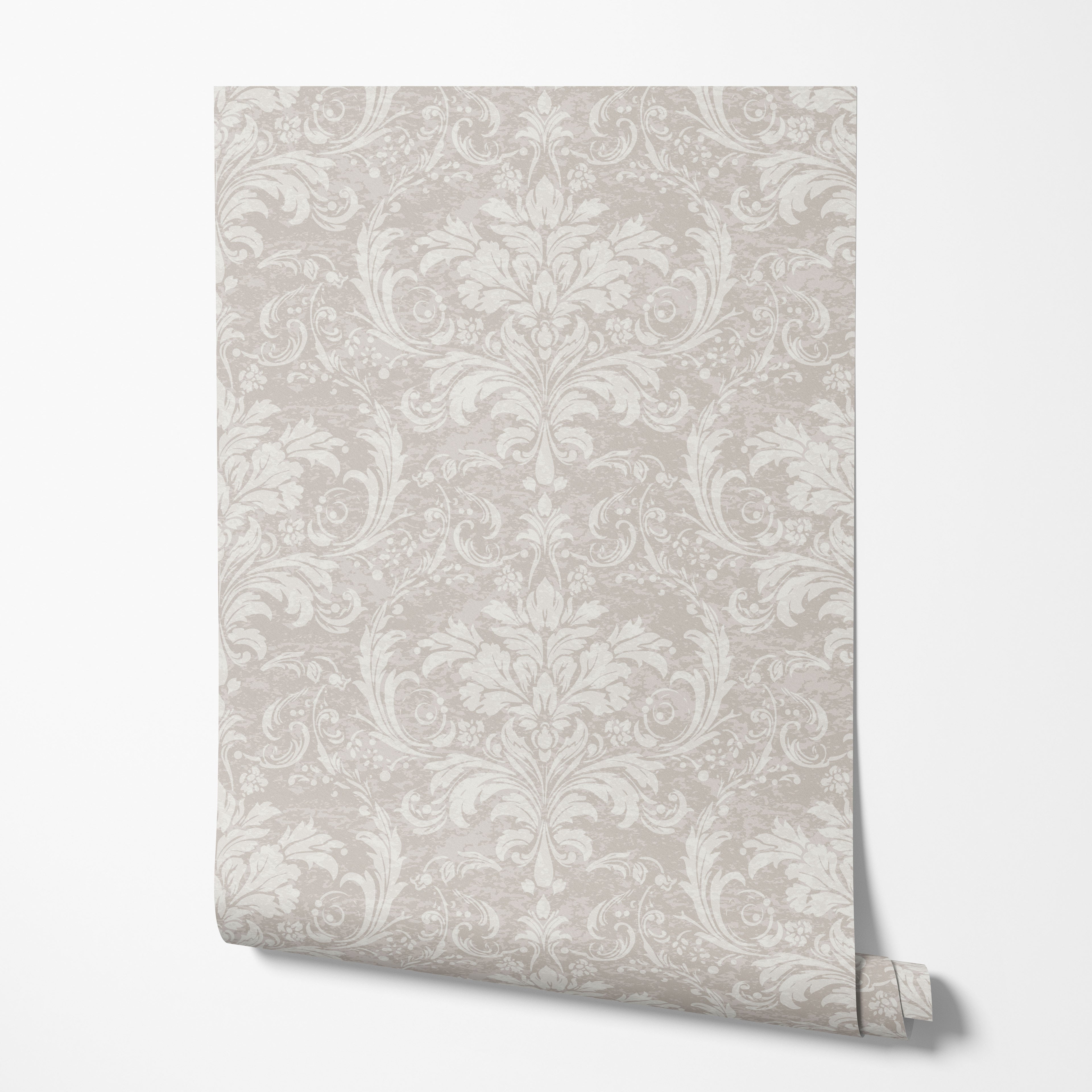 Vintage Damask Wallpaper