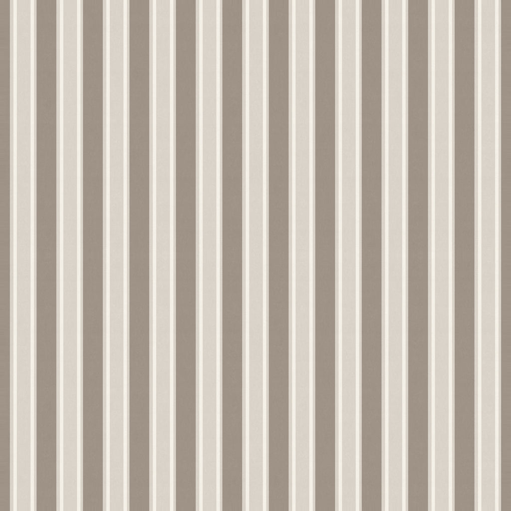 Mushroom Taupe large-scale stripe wallpaper flat pattern