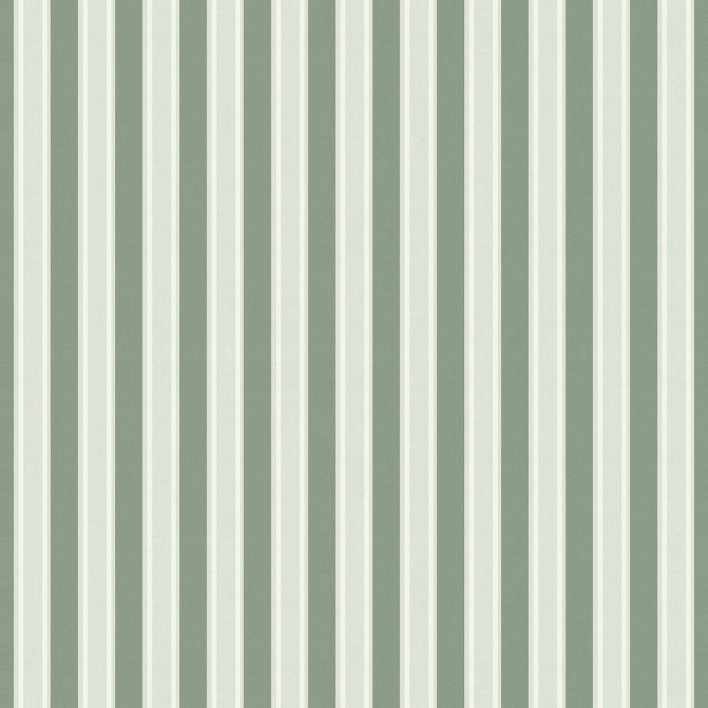 Soft Sage large-scale stripe wallpaper flat pattern