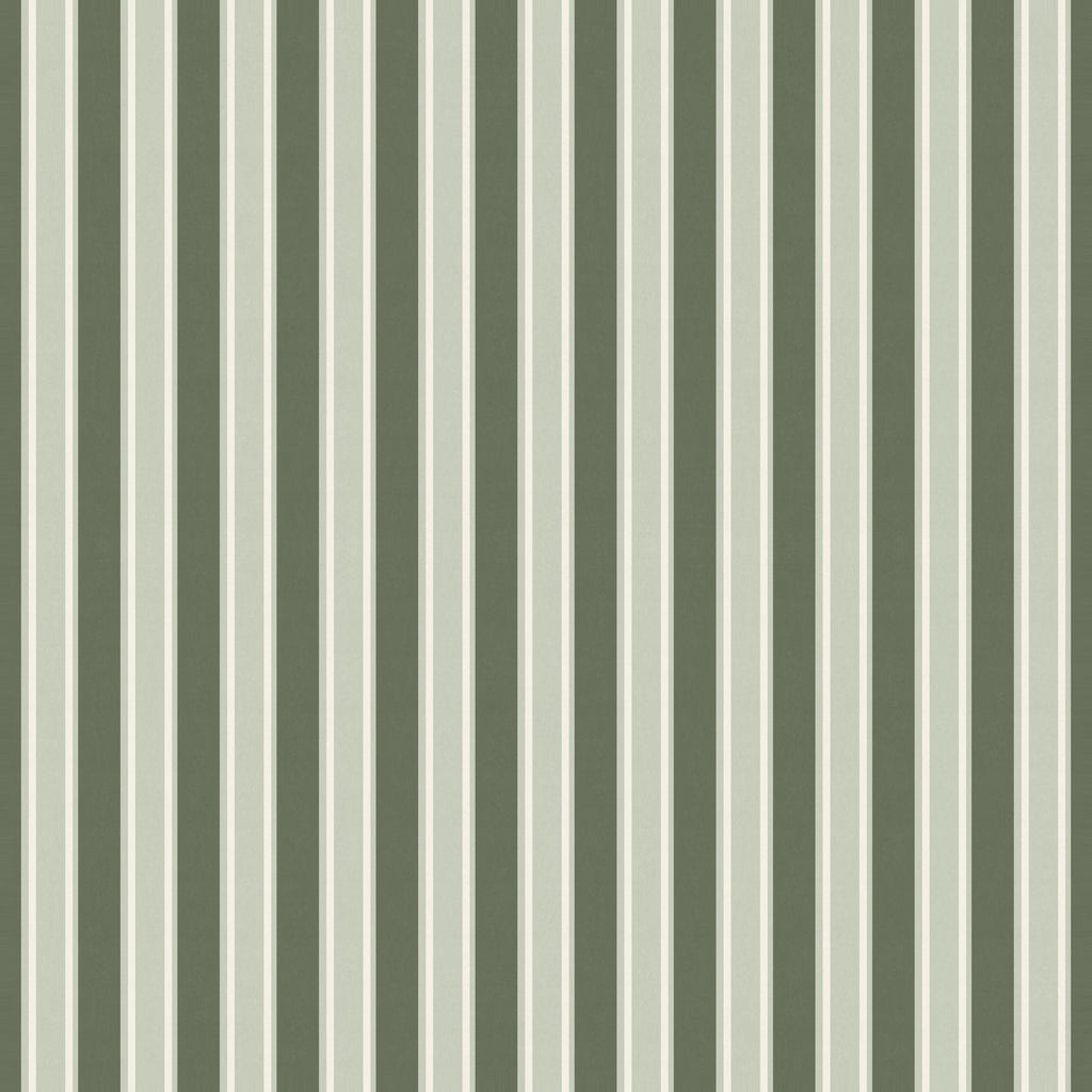 Smoked Olive large-scale stripe wallpaper flat pattern