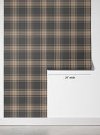 Heritage Plaid Wallpaper