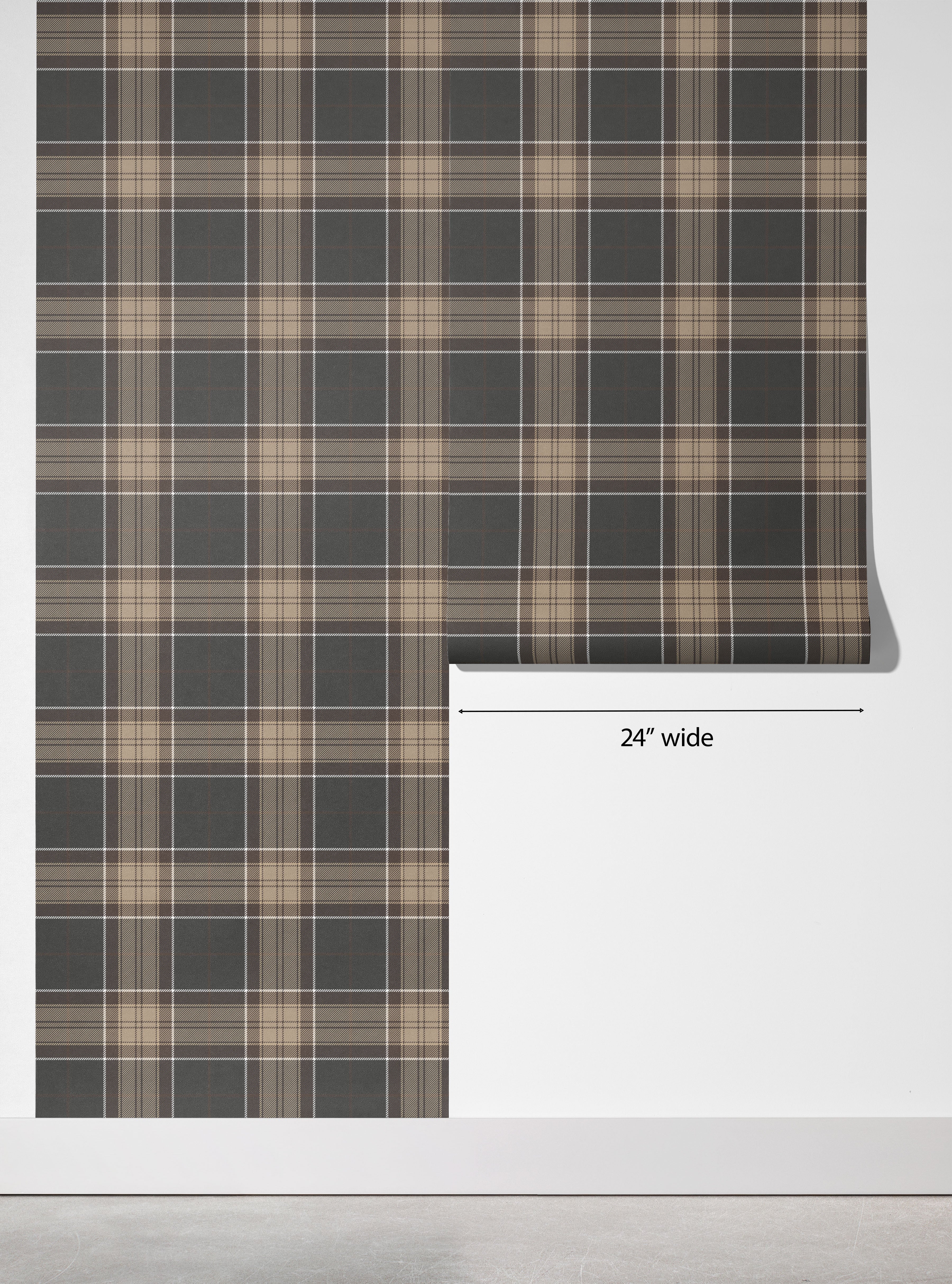 Heritage Plaid Wallpaper
