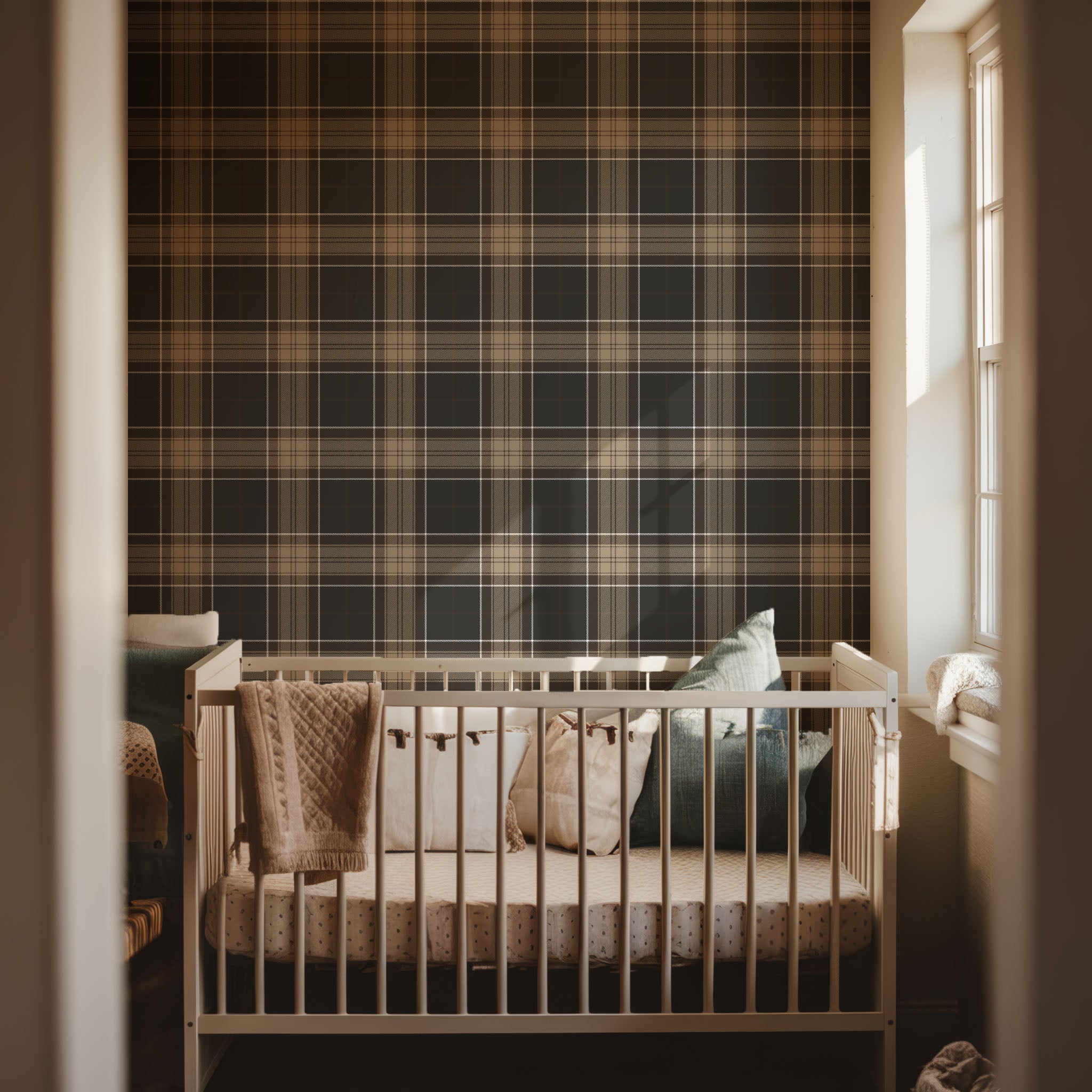 Heritage Plaid Wallpaper