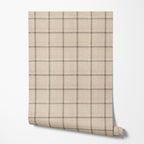 Linen Plaid Wallpaper
