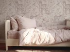 Woodland Nursery Toile Wallpaper
