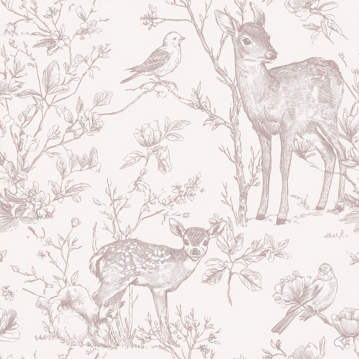 Nursery Toile Wallpaper