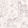 Woodland Nursery Toile Wallpaper