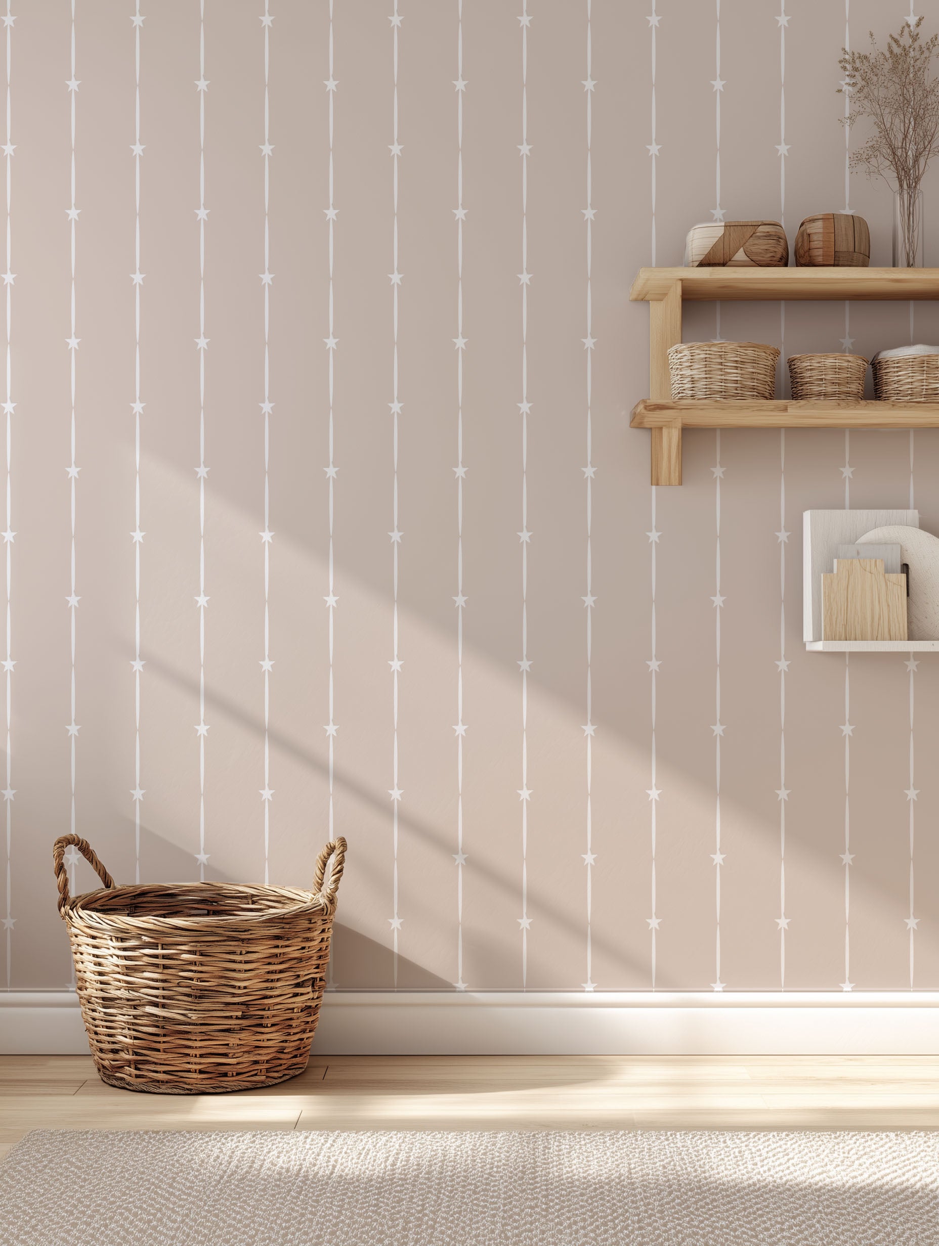 Starry Stripes Wallpaper