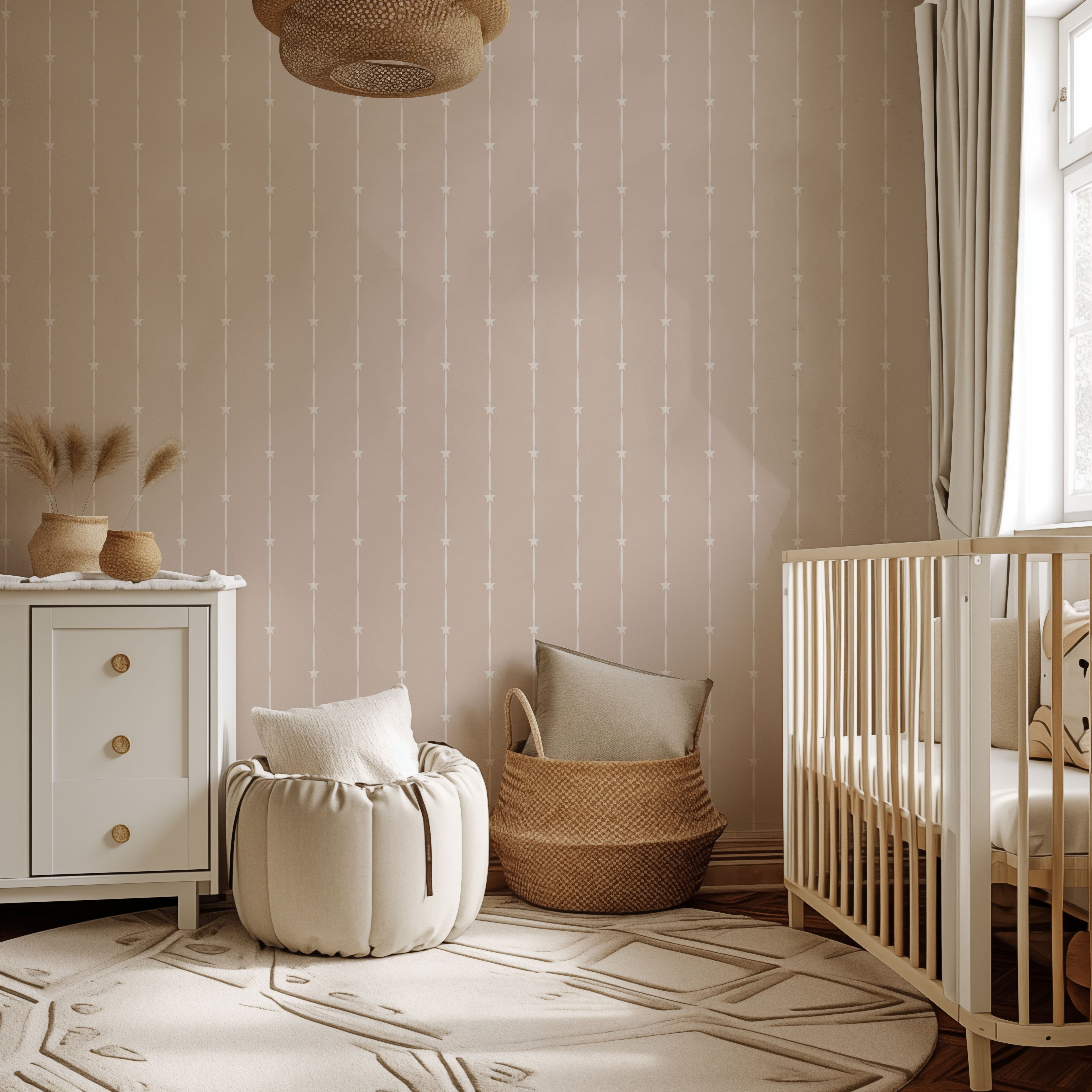 Starry Stripes Wallpaper
