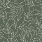 Linear Foliage Wallpaper