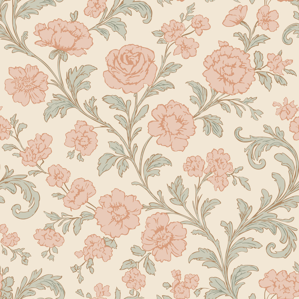 Trailing Rose Wallpaper