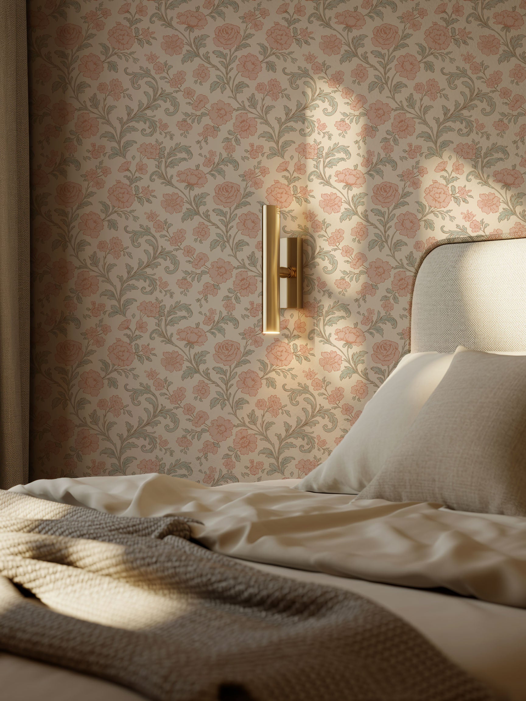 Trailing Rose Wallpaper