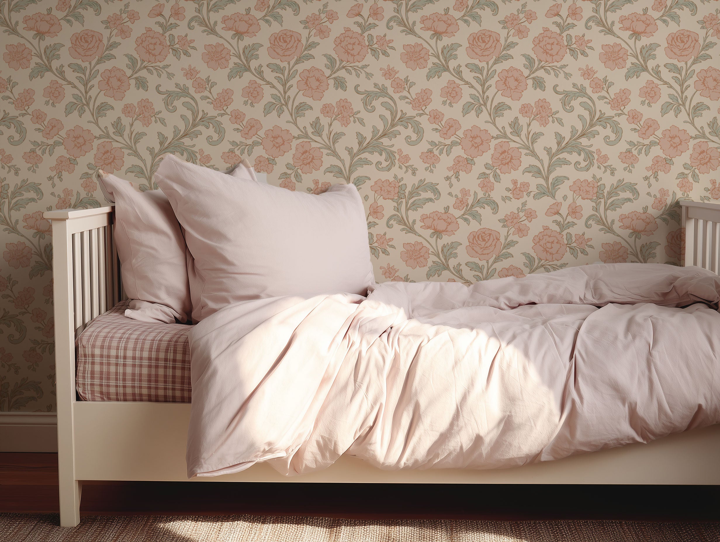 Trailing Rose Wallpaper