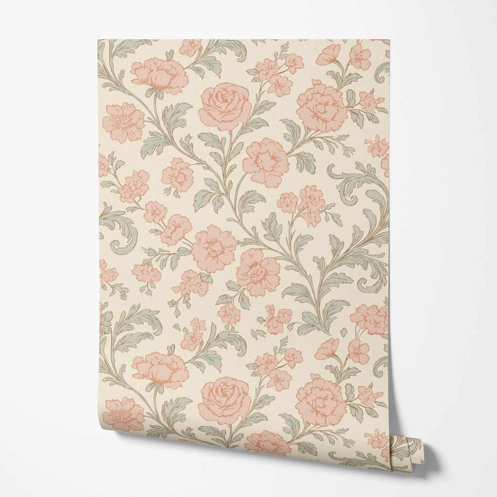 Trailing Rose Wallpaper