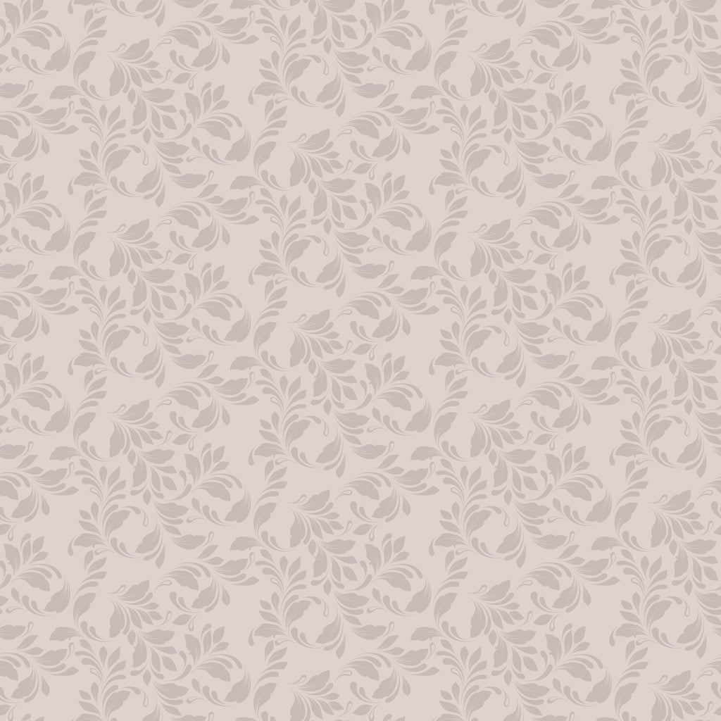 Taupe Scroll Wallpaper