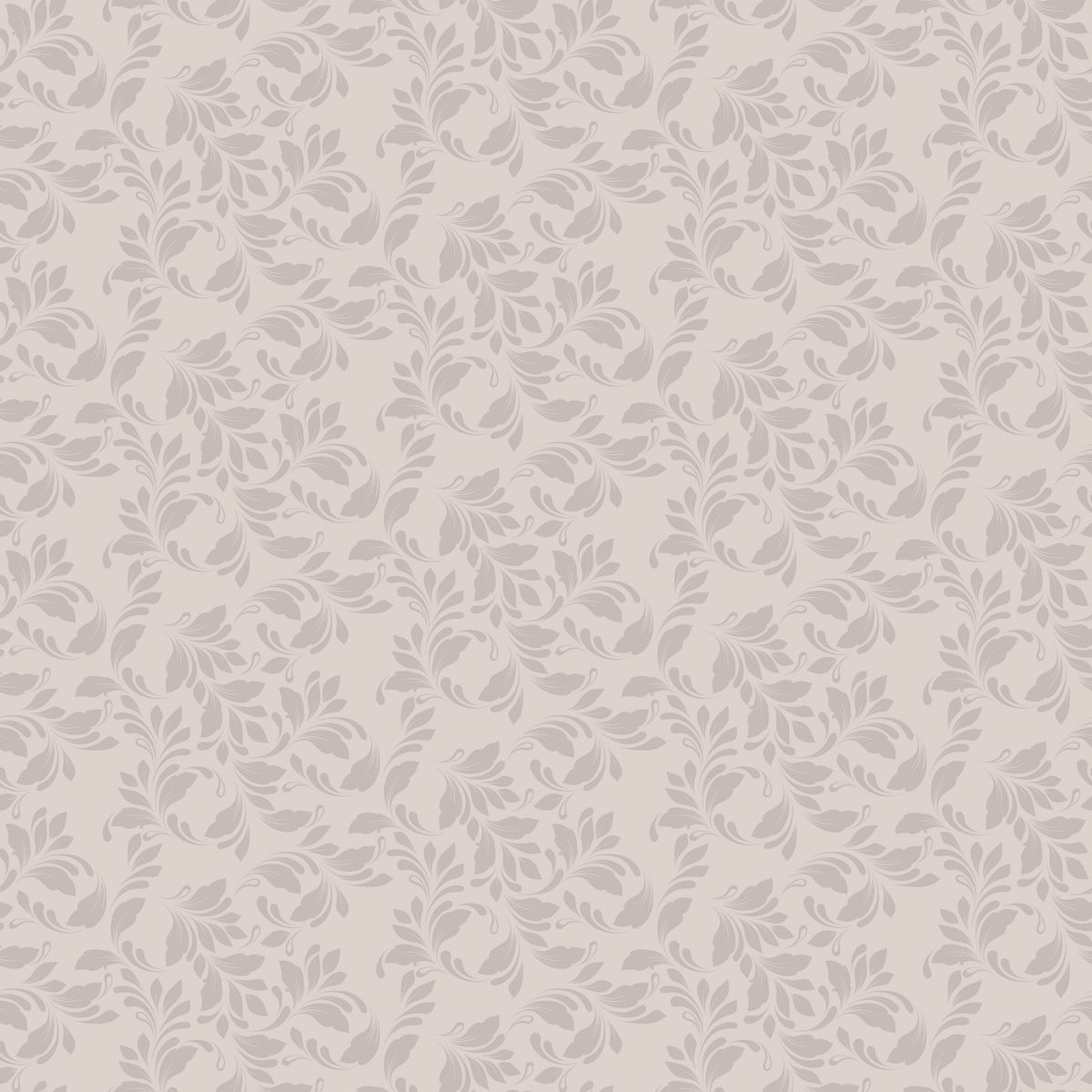 Taupe Scroll Wallpaper
