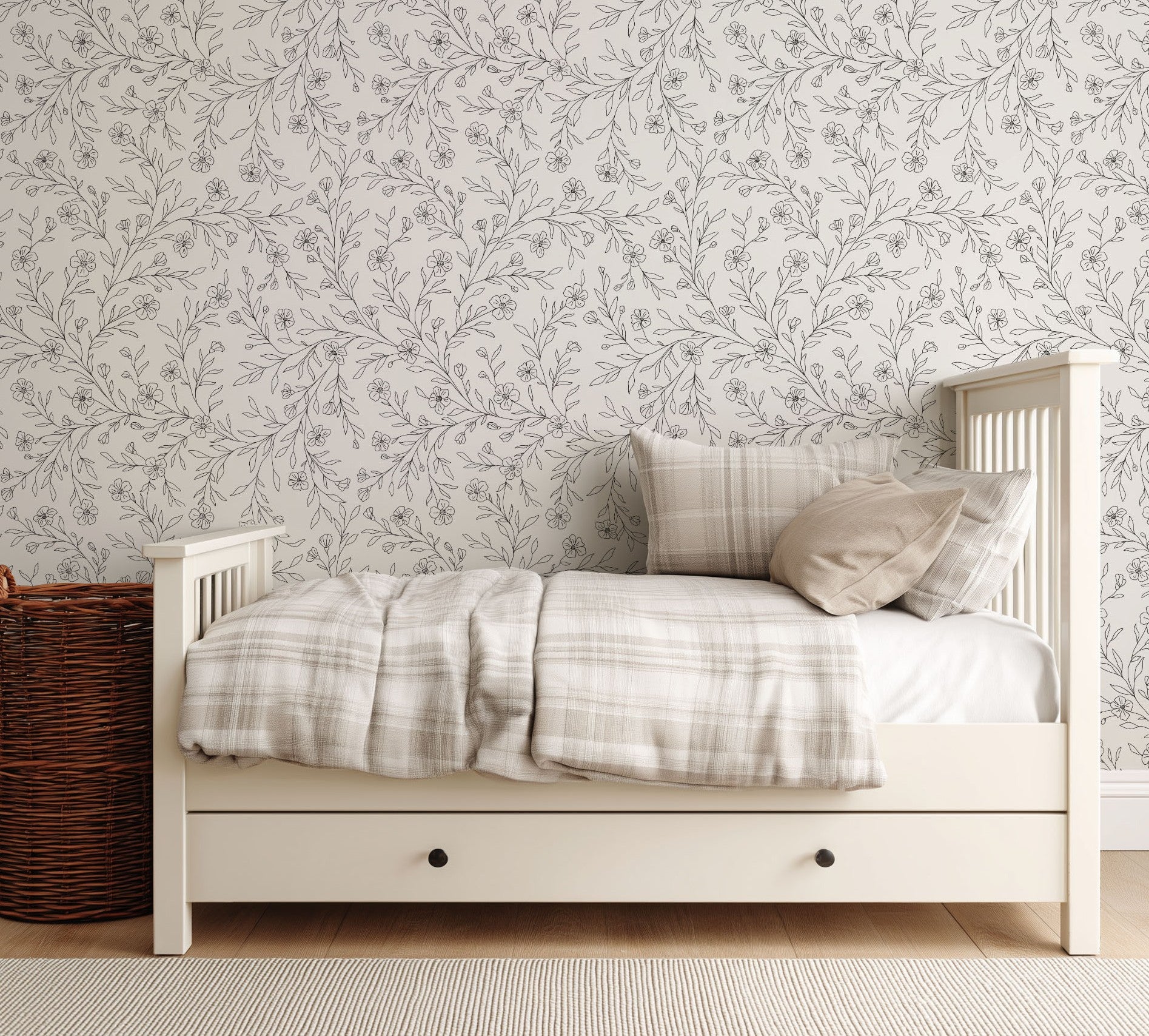 Delicate Floral Wallpaper
