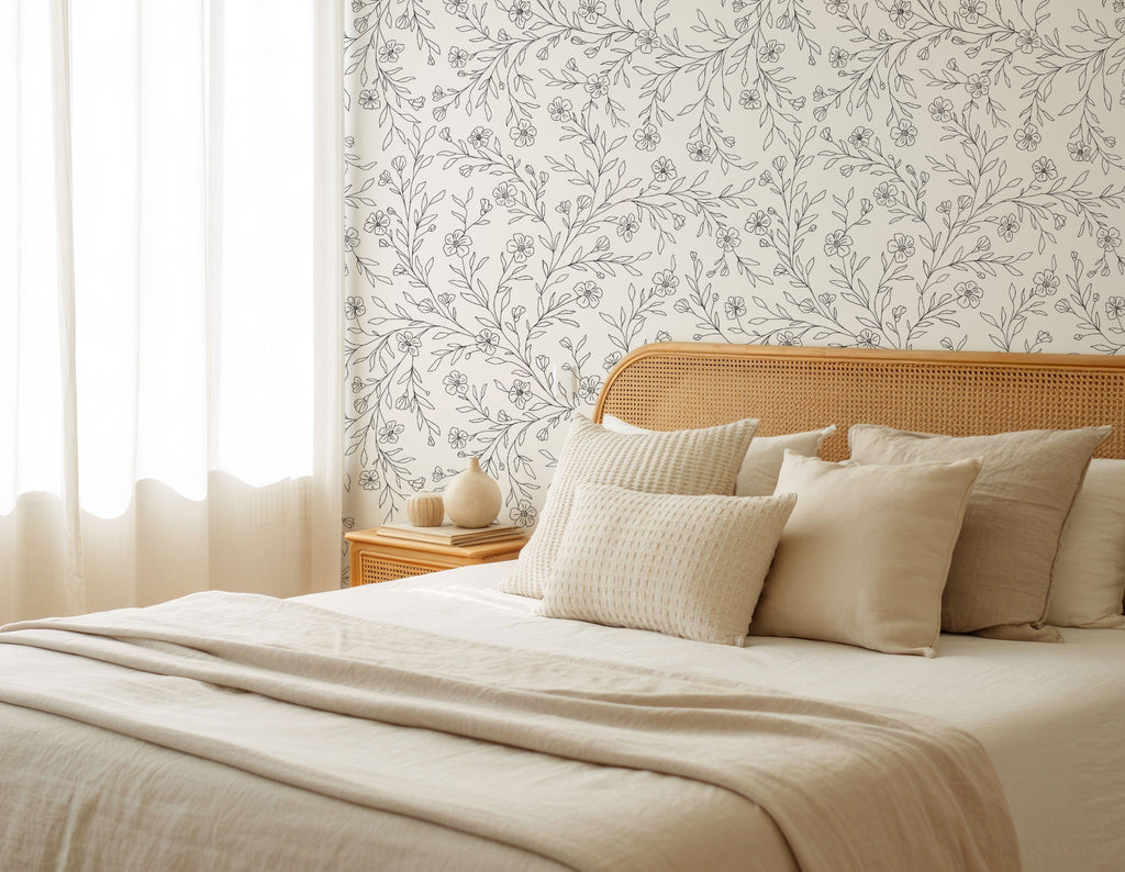 Delicate Floral Wallpaper