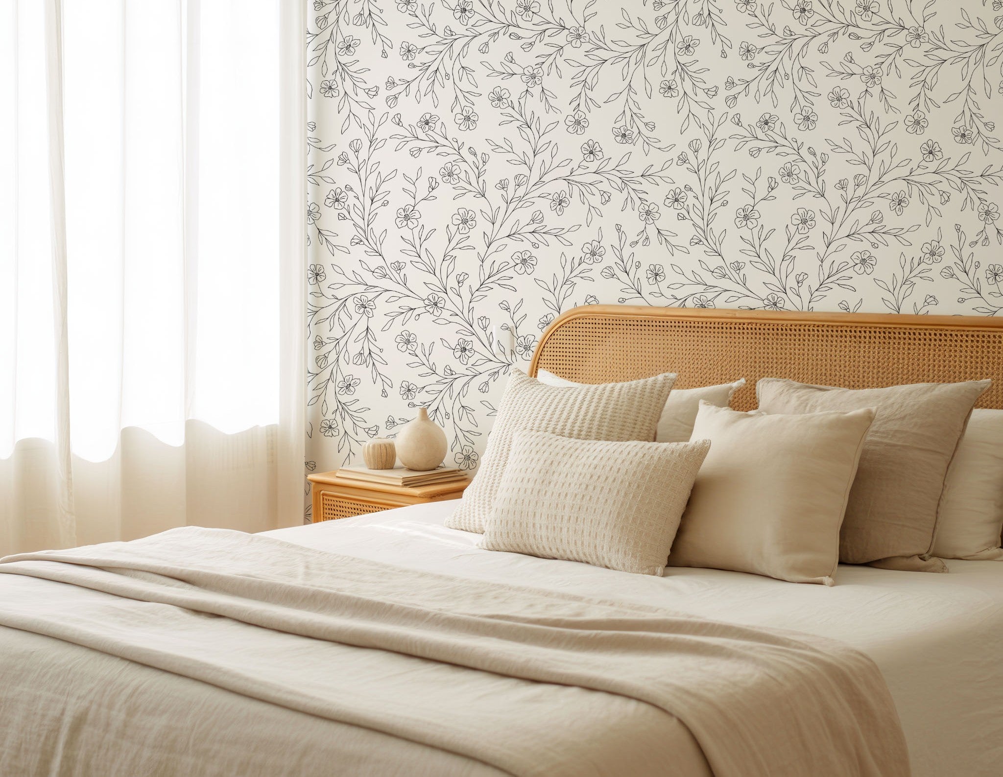 Delicate Floral Wallpaper