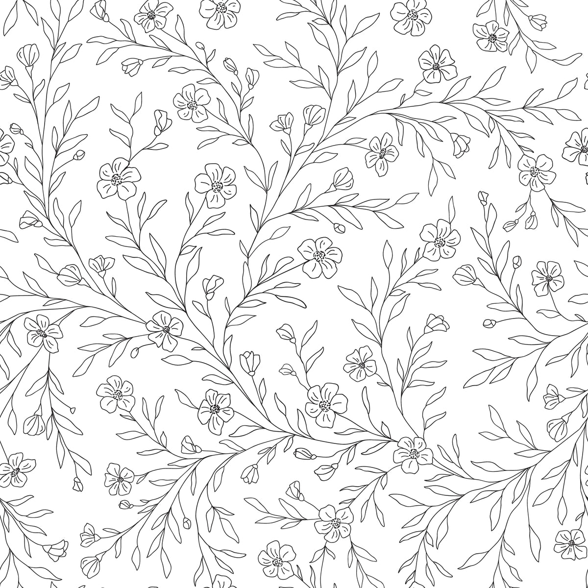 Delicate Floral Wallpaper