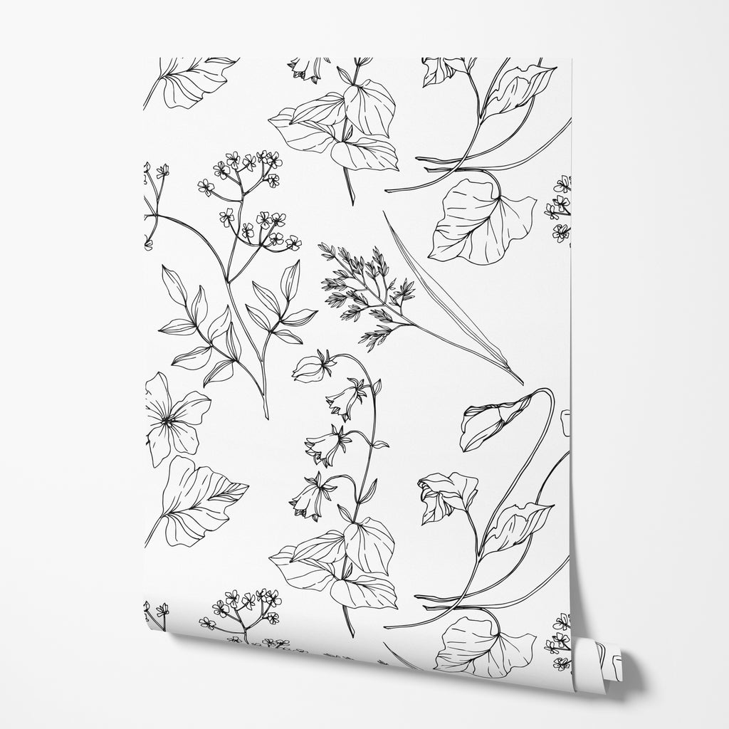 Botanical Sketch Wallpaper