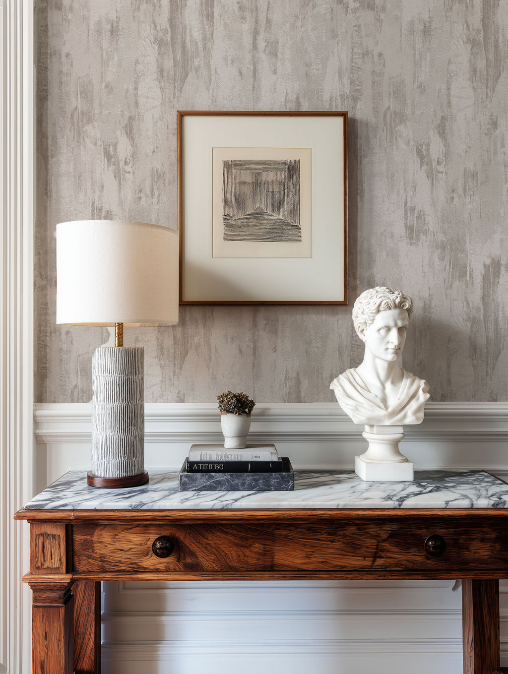 Textured Stucco Wallpaper
