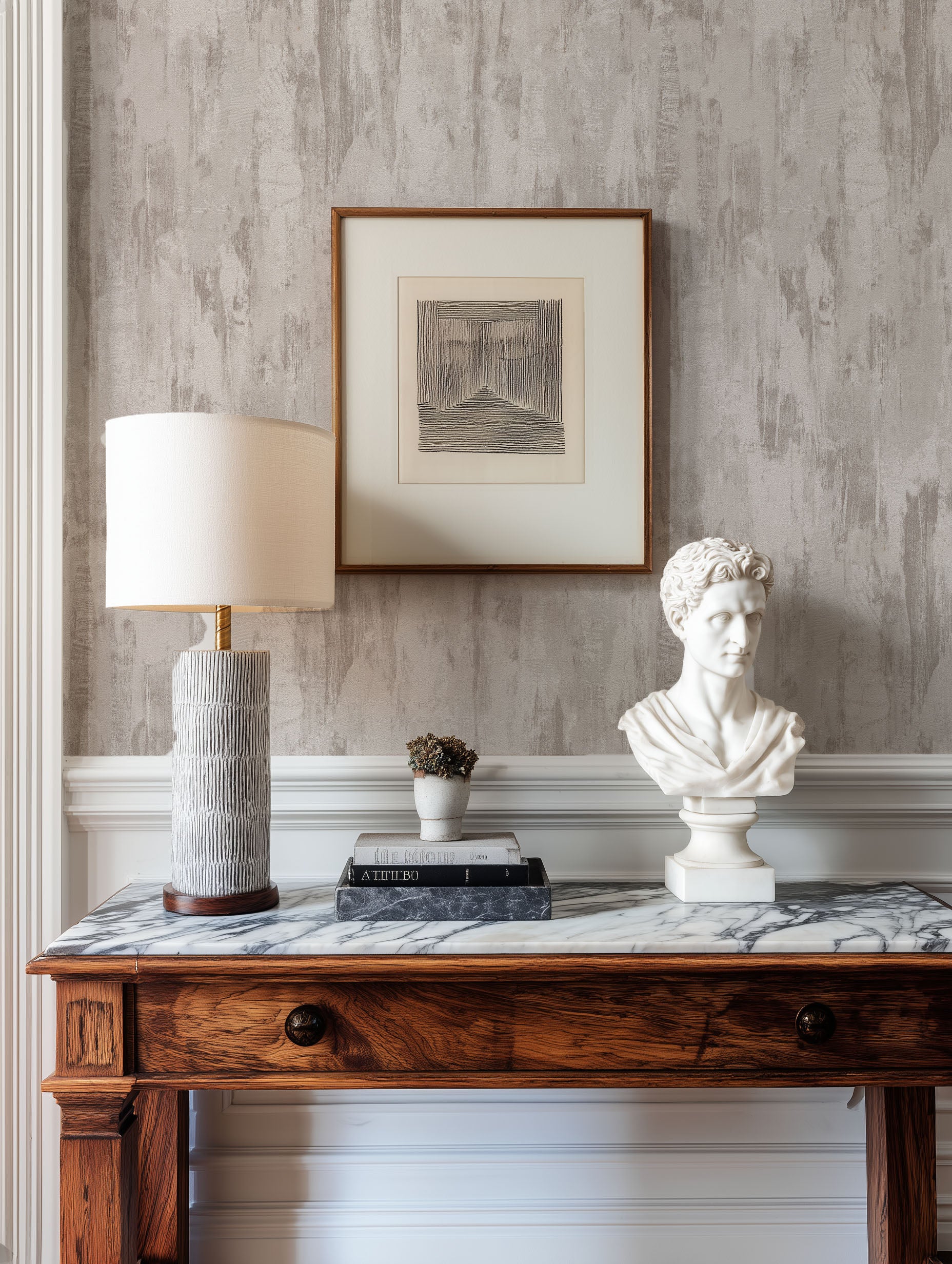 Textured Stucco Wallpaper