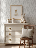 Lavender Etching Wallpaper