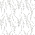 Lavender Etching Wallpaper