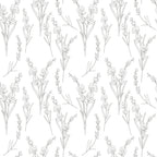 Lavender Etching Wallpaper