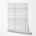 Neutral Plaid Wallpaper
