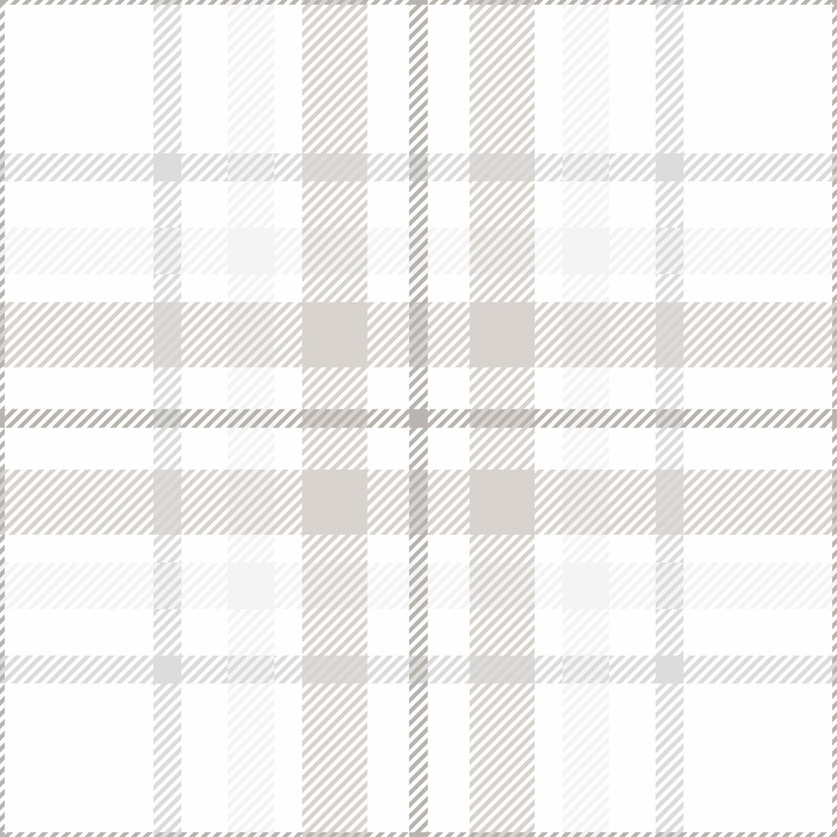 Beige Tartan Wallpaper