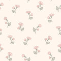 calantha wallpaper, premium peel & stick, sample 12 inchesx12 inches, pink; floral, wallpaper decor