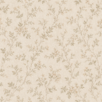 Vintage Beige Floral Wallpaper