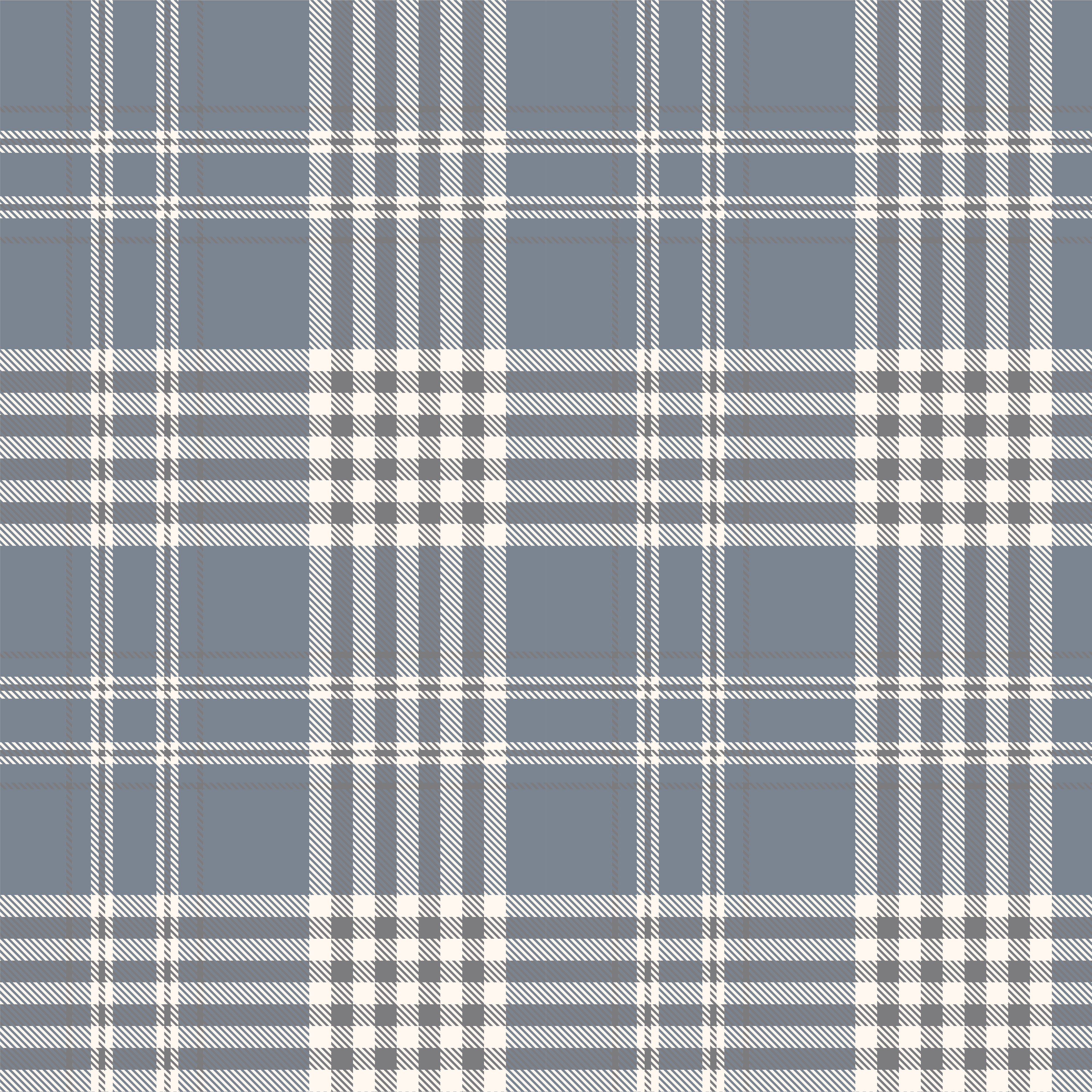 Soft Blue Plaid Wallpaper